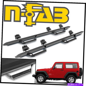 Nerf Bar n-fab nerf bars predator pro cab lenXebvo[tBbg2007-2018O[JK 2hA N-FAB Nerf Bars Predator Pro Cab Len Step Bars fit 2007-2018 Wrangler JK 2-Door