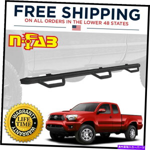Nerf Bar n-fab�h���b�v�X�e�b�v�x�b�h�A�N�Z�X2005-2015�̂��߂̃e�N�X�`���u���b�N6.1ft�x�b�h�A�N�Z�X N-Fab Drop Steps Bed Access Textured Black for 2005-2015 Tacoma 6.1ft Bed Access�y���s�A���i�z