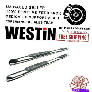 Nerf Bar 14-18V{[/GMC Pro Traxx Oval Nerf BarsWestin4 "ꂽXeX Westin 4"Polished Stainless For 14-18 Chevrolet/GMC PRO TRAXX Oval Nerf Bars