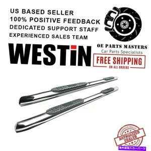 Nerf Bar EFXeB4 "07-18p̖ꂽXeX|^hvgbNX`nerfo[ Westin 4"Polished Stainless Steel For 07-18 Tundra PRO TRAXX Oval Nerf Bars