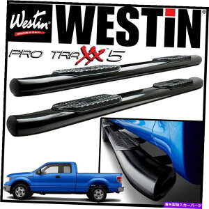 Nerf Bar Westin Pro Traxx 5 �ȉ~�`�̃i���t�X�e�b�v�o�[2009-2014 Ford F-150 SuperCab Black Westin Pro Traxx 5 Oval Nerf Step Bars 2009-2014 Ford F-150 SuperCab BLACK�y���s�A���i�z