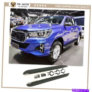 Nerf Bar g^nCbNXRevo 2015-2021TChXebvjO{[hNERFo[ɓKĂ2PCS 2Pcs Fits for Toyota Hilux Revo 2015-2021 Side Steps Running Board Nerf Bar
