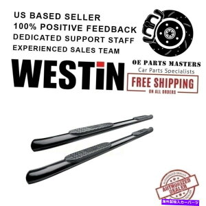 Nerf Bar 15-18 F-150/17-18 F-250�ȉ~�`��nerf�o�[�̃E�F�X�e�B���v���g���b�N�X�̂��߂̃u���b�N�p�E�_�[�R�[�e�B���O Westin PRO TRAXX For 15-18 F-150/17-18 F-250 Oval Nerf Bars Black Powder Coated�y���s�A���i�z