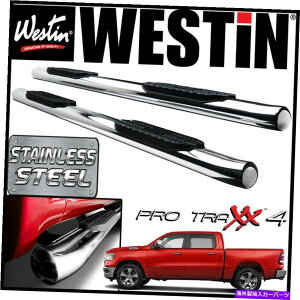 Nerf Bar �E�F�X�e�B��4 �ȉ~�`�̃T�C�h�X�e�b�vnerf bars pro traxx fit 2019-2021 ram 1500�N���[�L���uSS Westin 4 Oval Side Steps Nerf Bars PRO TRAXX fit 2019-2021 RAM 1500 Crew Cab SS�y���s�A���i�z