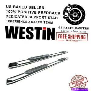 Nerf Bar EFXeB4 "09-14_bW1500vgbNXI[oi[to[̖ꂽXeX Westin 4"Polished Stainless For 09-14 Dodge Ram 1500 PRO TRAXX Oval Nerf Bars