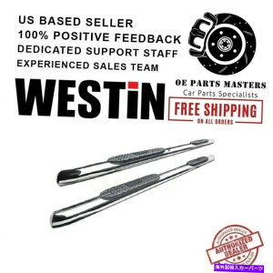 Nerf Bar EFXeB4 "ꂽXeXXeB[tH[07-18chvgbNX`nerfo[ Westin 4"Polished Stainless SteelFor 07-18 Tundra PRO TRAXX Oval Nerf Bars