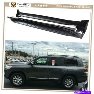 Nerf Bar �h�A�T�C�h�X�e�b�v�i�[�t�o�[�����j���O�{�[�h�����h�N���[�U�[LC200 J200 2008-2020�ɓK���Ă��܂� Door Side Step Nerf Bar Running Board Fit for Land Cruiser LC200 J200 2008-2020