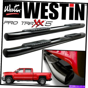 Nerf Bar Westin Pro Traxx 5 "Oval Nerf Step Bars 2015-2019 Silverado 2500/3500HD�N���[�L���u Westin Pro Traxx 5" Oval Nerf Step Bars 2015-2019 Silverado 2500/3500HD Crew Cab