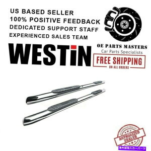 Nerf Bar 14-18V{[/GMC Pro Traxx Oval Nerf BarsWestin4 "ꂽXeX Westin 4"Polished Stainless For 14-18 Chevrolet/GMC PRO TRAXX Oval Nerf Bars