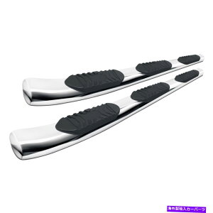 Nerf Bar RAM 3500 11-22 Lund 5 "zC[c[zC[ȉ~`̘pȂ`[uXebv For Ram 3500 11-22 Lund 5" Wheel-to-Wheel Polished Oval Curved Tube Steps