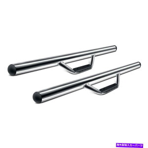 Nerf Bar W[vO[JK 18TChXebv2.5 "h~l[^[D2|bVEh1s[Xp For Jeep Wrangler JK 18 Side Steps 2.5" Dominator D2 Polished Round 1-Piece