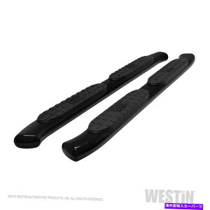 Nerf Bar WES21-54145 Westin 21-54145 Pro Traxx 5 "ȉ~`̃i[tXebvo[ - ubNpE_[R[g WES21-54145 Westin 21-54145 PRO TRAXX 5" Oval Nerf Step Bars - Black Powdercoat