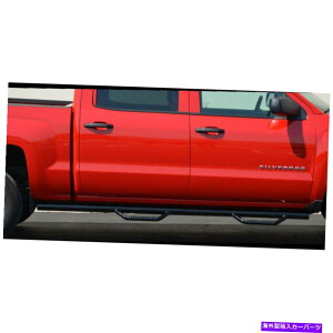 Nerf Bar 99-16X[p[f[eBext̂߂̃ubNOX3C`EhXgCN Black Gloss 3in Round Strght w/Drop Steps Step Nerf Bar for 99-16 Super Duty Ext