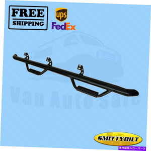 Nerf Bar W[vO[JK 4DOOR 2007-2016̃hbv_EXebvtnerfo[Smittybilt Nerf Bar With Drop Down Steps Smittybilt for Jeep Wrangler JK 4Door 2007-2016
