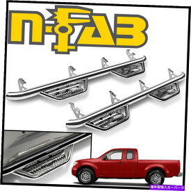 Nerf Bar n-fab nerf bars podium ssドロップステップバーフィット2005-2020日産フロンティアキングキャブ N-FAB Nerf Bars Podium SS Drop Step Bars fit 2005-2020 Nissan Frontier King Cab