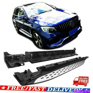 Nerf Bar tBbg2016-2020ZfXxcX253 GLC 300TChXebvi[to[jO{[h2x Fit 2016-2020 Mercedes-Benz X253 GLC 300 Side Step Nerf Bars Running Boards 2x