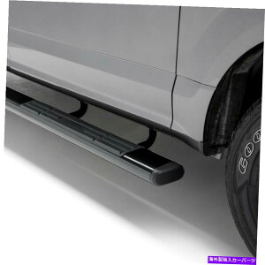 Nerf Bar Aries Step Nerf Bar Kit 6 x 53�u���b�N�A���~�j�E���ȉ~�`�̃T�C�h�o�[�A�I��FO��I������ ARIES Step Nerf Bar Kit 6 x 53 Black Aluminum Oval Side Bars, Select Fits Fo�y���s�A���i�z