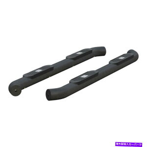 Nerf Bar rXebvi[to[LbgrbOXebv4 "ubNA~jEEhTCho[ASILVI ARIES Step Nerf Bar Kit Big Step 4" Black Aluminum Round Side Bars, Select Silv