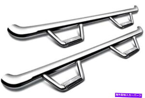 Nerf Bar Smittybilt�z�C�[���c�[�z�C�[��3 �L���u�̒��������ꂽ�ۂ�nerf�X�e�b�vF15107cc-ss Smittybilt Wheel to Wheel 3 Cab Length Polished Round Nerf Steps F15107CC-SS�y���s�A���i�z