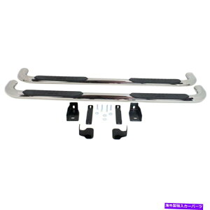 Nerf Bar 21-1950 2��nerf�o�[�̃E�F�X�e�B���Z�b�g�V�{���[�V���o���[�h1500 GMC�y�A�̂��߂ɐV�����|���b�V�� 21-1950 Westin Set of 2 Nerf Bars New Polished for Chevy Silverado 1500 GMC Pair�y���s�A���i�z