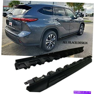 Nerf Bar g^nC_[XU70 2020-2022ubNTChXebvi[to[jO{[hɓK Fits for Toyota Highlander XU70 2020-2022 Black Side Step Nerf Bar Running Board