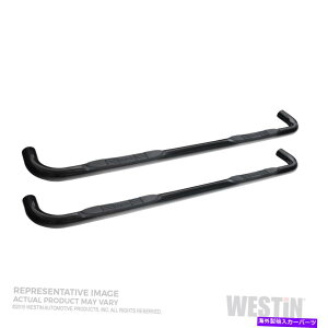 Nerf Bar EFXeB23-4125 EV[Y3Ehi[tXebvo[ Westin 23-4125 E-Series 3 Round Nerf Step Bars