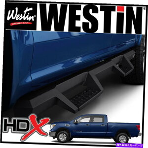 Nerf Bar �E�F�X�e�B��HDX�h���b�v�i�[�t�X�e�b�v�o�[�t�B�b�g2016-2021���Y�^�C�^�� /�^�C�^��XD�N���[�L���u Westin HDX Drop Nerf Step Bars fit 2016-2021 Nissan Titan / Titan XD Crew Cab�y���s�A���i�z