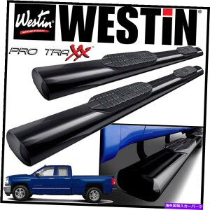 Nerf Bar Westin Pro Traxx 6 Oval Nerf Step Bars 2014-2018�V�{���[�V���o���[�h�_�u���L���u Westin Pro Traxx 6 Oval Nerf Step Bars 2014-2018 Chevrolet Silverado Double Cab�y���s�A���i�z