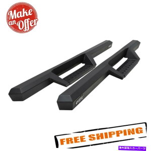 Nerf Bar Westin 56-14115 4 "HDXLu̒̍hbvXebvXebvv[gt Westin 56-14115 4" HDX Cab Length Black Drop Steps with Black Steps Plates