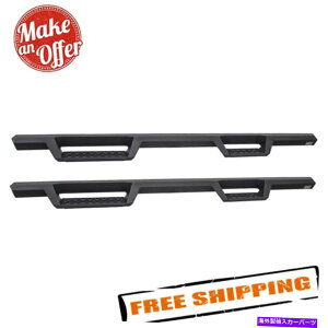 Nerf Bar Westin 56-14095 4 "HDXLu̒̍hbvXebvXebvv[g Westin 56-14095 4" HDX Cab Length Black Drop Steps with Black Steps Plates
