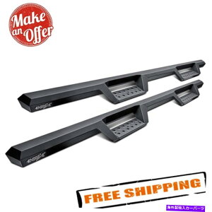 Nerf Bar Westin 56-14155 4 "HDXLu̒̍hbvXebvXebvv[g Westin 56-14155 4" HDX Cab Length Black Drop Steps with Black Steps Plates