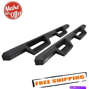 Nerf Bar Westin 56-14145 4 "HDXLu̒̍hbvXebvXebvv[g Westin 56-14145 4" HDX Cab Length Black Drop Steps with Black Steps Plates