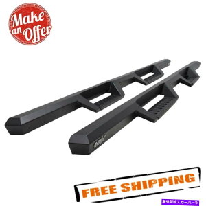 Nerf Bar Westin 56-14165 4 "HDXLu̒̍hbvXebvXebvv[g Westin 56-14165 4" HDX Cab Length Black Drop Steps with Black Steps Plates