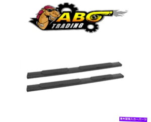 Nerf Bar g^ch_uLuubNA~jER5i[tXebvo[̃EFXeB-28-51145 Westin For Toyota Tundra Double Cab Black Aluminum R5 Nerf Step Bars - 28-51145
