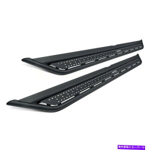 Nerf Bar W[vOfBG[^[20-22 6 "h~l[^[D6Lu̒ubNjO{[hp For Jeep Gladiator 20-22 6" Dominator D6 Cab Length Black Running Boards