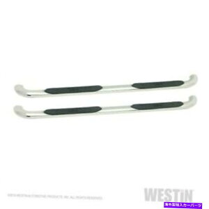 Nerf Bar Westin 21-3940 Platinum 4�ȉ~�`��nerf�X�e�b�v�o�[�A�{���g�I���A����ss Westin 21-3940 Platinum 4 Oval Nerf Step Bars, Bolt-On, Polished SS�y���s�A���i�z