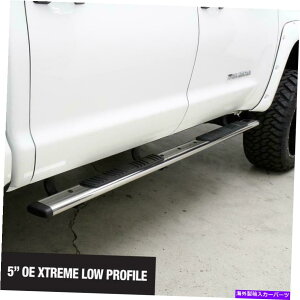 Nerf Bar Go Rhino 685415552ps 5 "oe xtreme low profile sidestepsLbg-80"F Go Rhino 685415552PS 5" OE Xtreme Low Profile SideSteps Kit - 80" Long Stainle