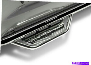 Nerf Bar n-fab hpc1980cc-ss silverado 1500p̃NLu̒2Xebvnerfo[̃Zbg N-Fab HPC1980CC-SS Set of Chrome Cab Length 2 Step Nerf Bars for Silverado 1500