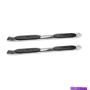 Nerf Bar EFXeB21-53250XeX|5 "ȉ~`̃`[unerfXebvo[Tundra Crew Max Westin 21-53250 Stainless Steel 5" Oval Tube Nerf Step Bars for Tundra Crew Max