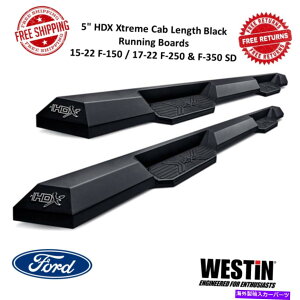 Nerf Bar Westin HDX XtremeNerfステップバーは15-22 F150 17-22 F250 F350 SD拡張タクシー Westin HDX Xtreme Nerf Step Bars Fits 15-22 F150 17-22 F250 F350 SD Extended Cab