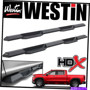 Nerf Bar �E�F�X�e�B��HDX�G�N�X�g���[���i�[�t�X�e�b�v�o�[2019-2021 GMC�V�G��1500�V�����{�f�B�N���[�L���u Westin HDX Extreme Nerf Step Bars 2019-2021 GMC Sierra 1500 NEW BODY Crew Cab