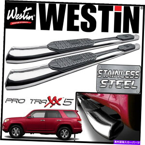 Nerf Bar Westin Pro Traxx 5XeXȉ~`nerfXebvo[tBbg2010-13g^4i[SR5 Westin Pro Traxx 5 STAINLESS Oval Nerf Step Bars fit 2010-13 Toyota 4Runner SR5