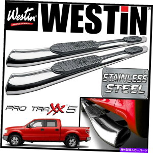 Nerf Bar Westin Pro Traxx 5XeXȉ~`nerfXebvo[09-14 Ford F-150 SuperCrew Cab Westin Pro Traxx 5 STAINLESS Oval Nerf Step Bars 09-14 Ford F-150 SuperCrew Cab