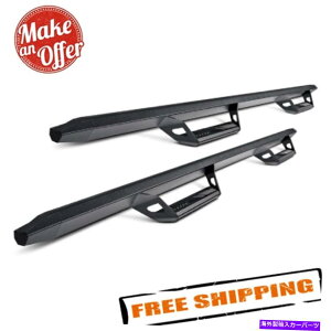 Nerf Bar n-fab prc1971qc-tx predator pro�V���[�Y�L���u�̒����u���b�N�T�C�h�X�e�b�v N-Fab PRC1971QC-TX Predator Pro Series Cab Length Black Side Steps�y���s�A���i�z