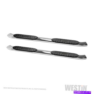 Nerf Bar Westin 21-54080 Pro Traxx 5ȉ~`nerfXebvo[ɓK19-22 1500 Westin 21-54080 PRO TRAXX 5 Oval Nerf Step Bars Fits 19-22 1500