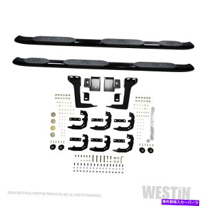 Nerf Bar Westin 21-534705 Pro Traxx 5�ȉ~�`�̃z�C�[���c�[�z�C�[���i�[�t�X�e�b�v�o�[�ɓK������19-22 1500 Westin 21-534705 PRO TRAXX 5 Oval Wheel to Wheel Nerf Step Bars Fits 19-22 1500�y���s�A���i�z