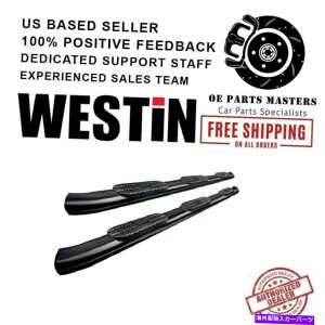 Nerf Bar 15-18 Ford F-150 Pro Traxx�̃E�F�X�e�B���z�C�[���c�[�z�C�[���u���b�N�I�[�o���`���[�u�X�e�b�v Westin Wheel-to-Wheel Black Oval Tube Step For 15-18 Ford F-150 Pro Traxx�y���s�A���i�z
