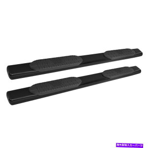 Nerf Bar WES21-61955 Westin 21-61955 Pro Traxx 6 "ȉ~`̃i[tXebvo[ - ubNpE_[R[g WES21-61955 Westin 21-61955 PRO TRAXX 6" Oval Nerf Step Bars - Black Powdercoat