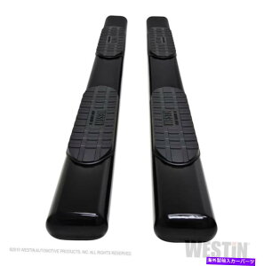Nerf Bar EFXeB21-64135ȉ~`̃XgCO̒a6  "̕\ʃXebvpbhtNERFo[ WESTIN 21-64135 Nerf Bar With Surface Steps Pads In 6" Diameter Of Oval Straig