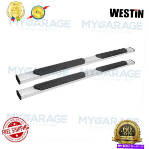 Nerf Bar �V���o���[�h�̃E�F�X�e�B���A�V�G���N���[�L���u�X�e�����XR5�l���t/�X�e�b�v�o�[28-51030 Westin For Silverado, Sierra Crew Cab Stainless R5 Nerf/Step Bars 28-51030�y���s�A���i�z